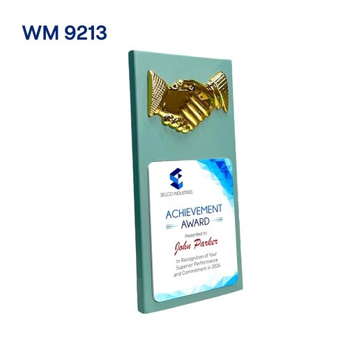 Achievement Award with Golden Hands