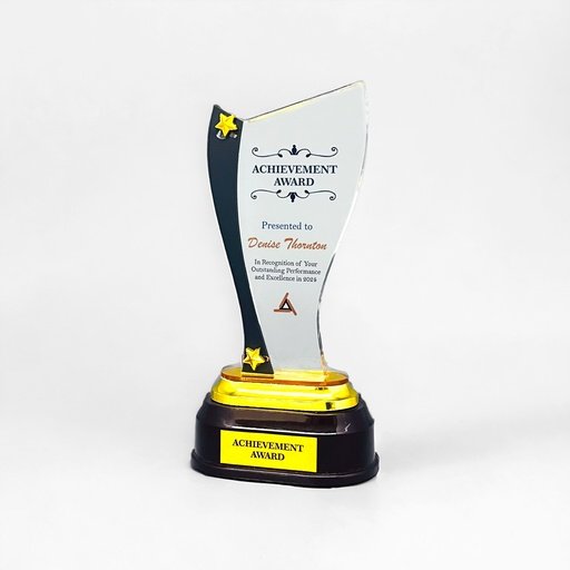 Achievement Award with Star Design