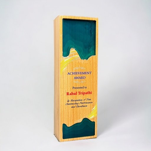Achievement Award with Wooden Finish