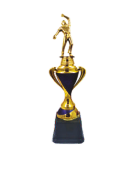Bowling Gold Trophy on Black Base
